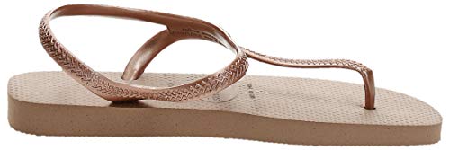 Havaianas Flash Urban, Sandalias Mujer, Dark Beige, 39/40 EU
