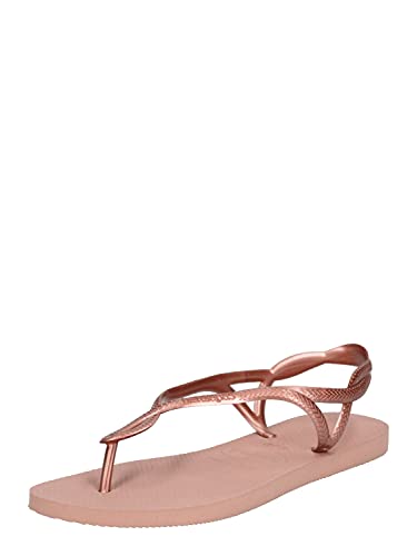 Havaianas Luna Sandalias, Mujer, Rosa Oro, 37/38 EU