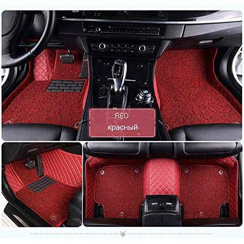 HCDSUSN Alfombrillas de Coche Personalizadas, para   Nissan D22 GT R Fuga Quest GENISS Qashqai Note Murano March Teana Tiida Almera X colchonetas