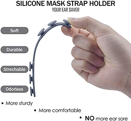 HDYZ 9 PCS Salvaorejas Mascarillas Extensor, Protectores de Orejas, Sujeta Mascarillas ó Enganche para Mascarillas, Extender Ganchos para Máscara, Despídete del Dolor en las Orejas