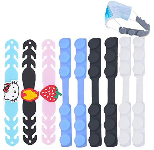 HDYZ 9 PCS Salvaorejas Mascarillas Extensor, Protectores de Orejas, Sujeta Mascarillas ó Enganche para Mascarillas, Extender Ganchos para Máscara, Despídete del Dolor en las Orejas
