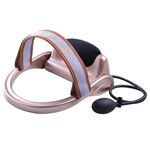Healifty Dispositivo de Tracción del Cuello Manual Almohada de Masaje para El Cuidado del Cuello Cervical para Aliviar El Dolor de Cabeza del Cuello Relajarse en Casa