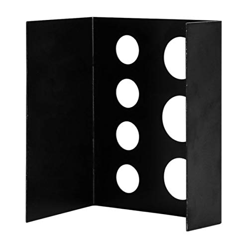 Healifty Soporte para Vasos de Tinta para Tatuajes 7 Agujeros Rectángulo de Plástico Soporte para Pigmentos Multifuncional Portátil Estante Hogar Salón Belleza Maquillaje Herramienta