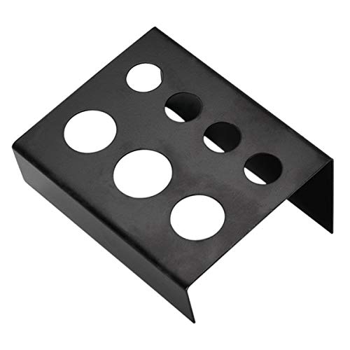 Healifty Soporte para Vasos de Tinta para Tatuajes 7 Agujeros Rectángulo de Plástico Soporte para Pigmentos Multifuncional Portátil Estante Hogar Salón Belleza Maquillaje Herramienta