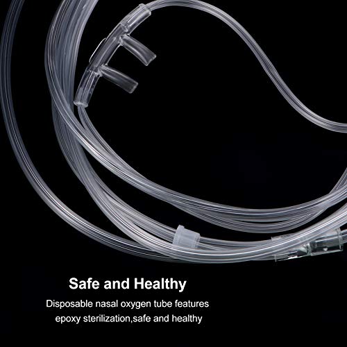 HEALLILY 4 Unidades de Máquina de Oxígeno para El Hogar 2M de Tubo de Cánula de Oxígeno de Tacto Suave Transparente Accesorios de Tubo de Cánula Nasal
