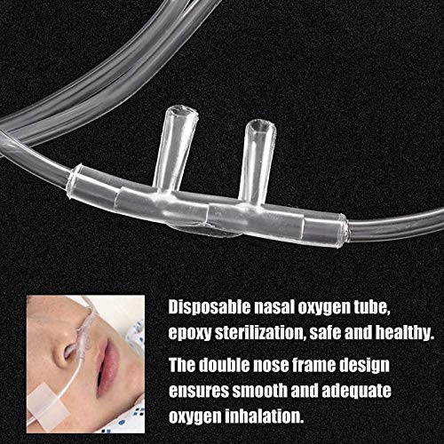 HEALLILY 4 Unidades de Máquina de Oxígeno para El Hogar 2M de Tubo de Cánula de Oxígeno de Tacto Suave Transparente Accesorios de Tubo de Cánula Nasal