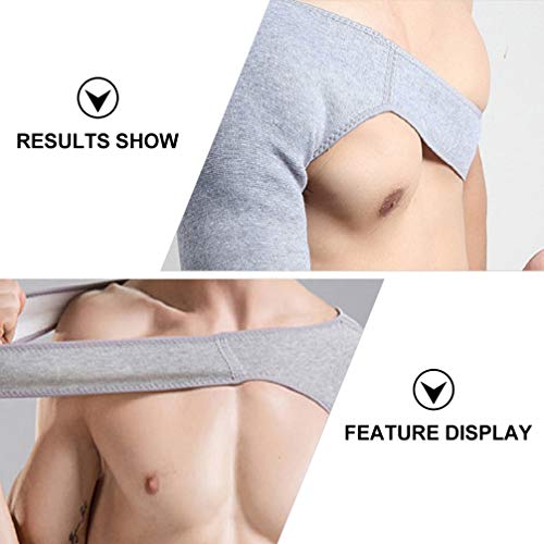 HEALLILY Abrazadera de Hombro Manguito Rotador de Apoyo para Hombres Mujeres Hombro Compresión Manga Cuidado Ortopédico Hombro Brace Soporte Envoltura para Alivio Del Dolor S