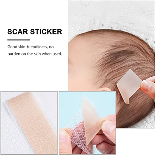 HEALLILY Cinta de Gel de Silicona para Cicatrices Fácil de Rasgar Tiras de Cicatrices sin Dolor Pegatina para Cirugía Eliminación de Cicatrices Grado Médico Vendaje de Heridas Queloides