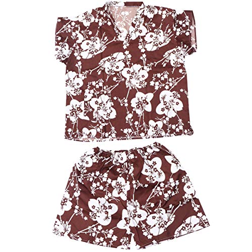 HEALLILY Pijama de Verano para Hombre Conjunto Traje de Vapor Sudor Albornoz Desechable Batas de Hotel para Hotel en Casa