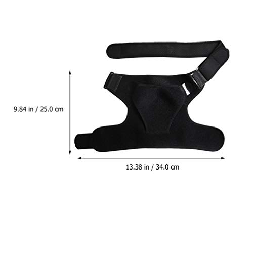 HEALLILY Soporte de Hombro Brace Ajustable Manga de Compresión Brazo Inmovilizador Envoltura para Desgarrado Manguito Rotador Alivio Del Dolor en Las Articulaciones Hombres Mujeres