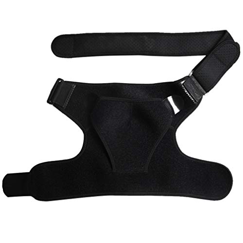 HEALLILY Soporte de Hombro Brace Ajustable Manga de Compresión Brazo Inmovilizador Envoltura para Desgarrado Manguito Rotador Alivio Del Dolor en Las Articulaciones Hombres Mujeres