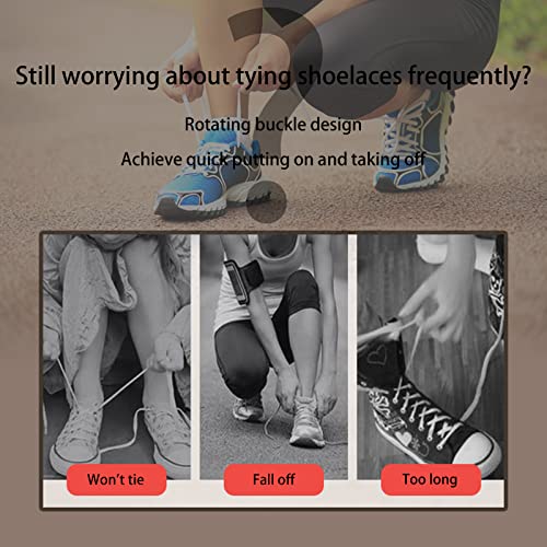 Hebillas para Cordones de Zapatillas, 30 Piezas Cierres Metal CÁPsula Hebillas Cordones ElÁSticos con Cierre RÁPido, Duraderos y Resistentes, para Niños, Adulto, Ancianos, Discapacitado, Corredores