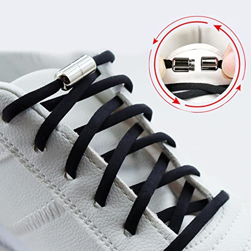 Hebillas para Cordones de Zapatillas, 30 Piezas Cierres Metal CÁPsula Hebillas Cordones ElÁSticos con Cierre RÁPido, Duraderos y Resistentes, para Niños, Adulto, Ancianos, Discapacitado, Corredores