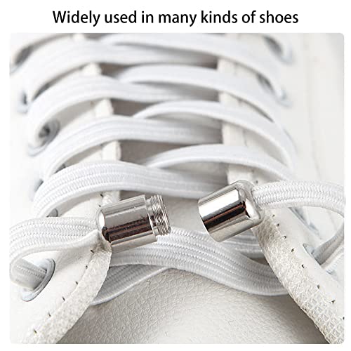 Hebillas para Cordones de Zapatillas, 30 Piezas Cierres Metal CÁPsula Hebillas Cordones ElÁSticos con Cierre RÁPido, Duraderos y Resistentes, para Niños, Adulto, Ancianos, Discapacitado, Corredores