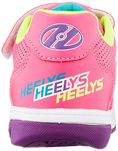 Heelys Swerve X2, Zapatos con Ruedas Niñas, Rosa Hot Multi, 29/30 EU