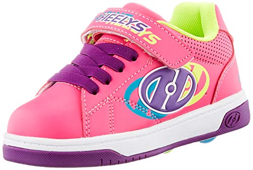 Heelys Swerve X2, Zapatos con Ruedas Niñas, Rosa Hot Multi, 29/30 EU