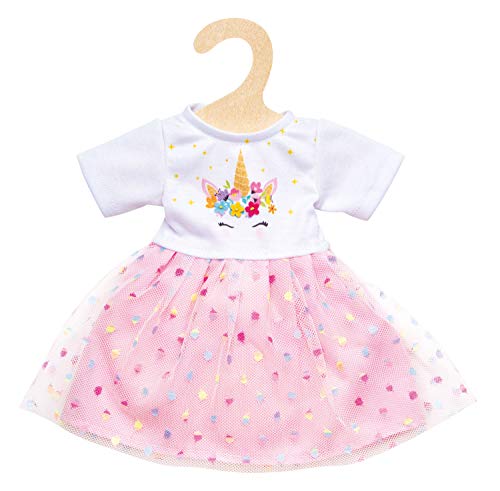 Heless- Unicornio - Vestido para muñecas, Hannah, tamaño 35-45 cm, Color Rosa. (2060)