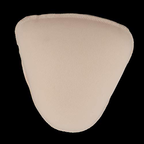 Hellery Prótesis de Mastectomía Forma de Pecho Artificial de Algodón Suave Transpirable Almohadilla de Sujetador para Travestis Cosplay - Piel normal, L