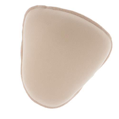 Hellery Prótesis de Mastectomía Forma de Pecho Artificial de Algodón Suave Transpirable Almohadilla de Sujetador para Travestis Cosplay - Piel normal, L