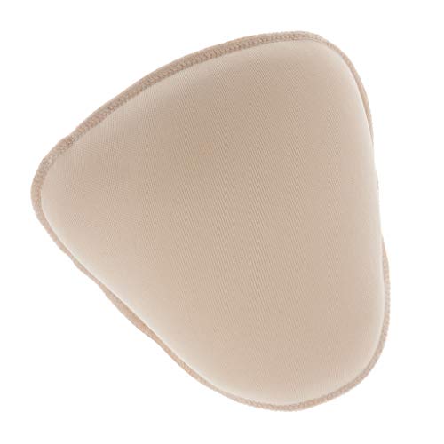 Hellery Prótesis de Mastectomía Forma de Pecho Artificial de Algodón Suave Transpirable Almohadilla de Sujetador para Travestis Cosplay - Piel normal, L