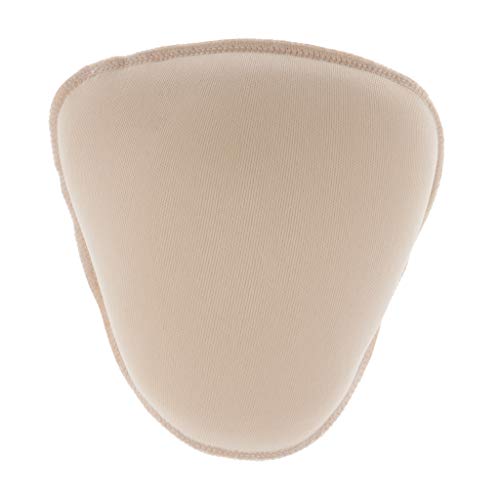 Hellery Prótesis de Mastectomía Forma de Pecho Artificial de Algodón Suave Transpirable Almohadilla de Sujetador para Travestis Cosplay - Piel normal, L