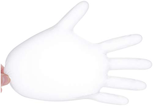 HeroTouch Guantes Desechables De Vinilo sin Polvo ni Proteínas Alergénicas, 100 Unidades Por Caja Dispensadora, Talla L sin Guantes Protectivos para Uso en Hogar, Tiendas y Cosméticos