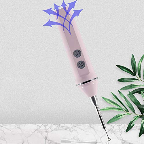 Herramienta Inalámbrica Digital Otoscopio del Oído Alcance WiFi Cera del Oído Removedor De Limpieza con 6 Led Luces para Adultos Y Niños Compatible con Pc Androide Teléfono Rosa