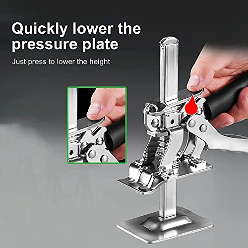 Herramienta manual para suelo de madera, herramienta multifunción, antideslizante, elevador de nivelación manual, gato hidráulico para armarios, placas de yeso, elevador profesional