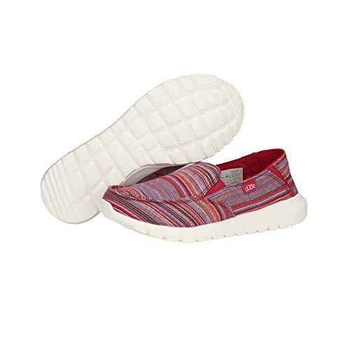 Hey Dude Mujeres AVA Rojo Ibiza Deslizarse En/Mula 41 EU