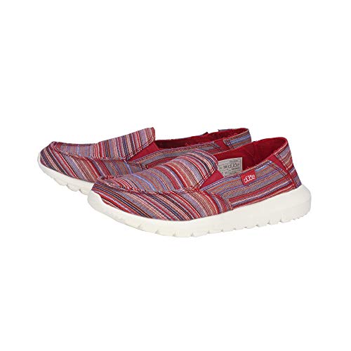 Hey Dude Mujeres AVA Rojo Ibiza Deslizarse En/Mula 41 EU