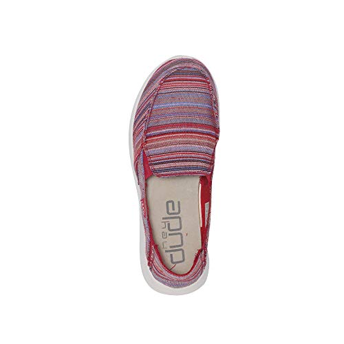 Hey Dude Mujeres AVA Rojo Ibiza Deslizarse En/Mula 41 EU