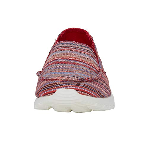 Hey Dude Mujeres AVA Rojo Ibiza Deslizarse En/Mula 41 EU
