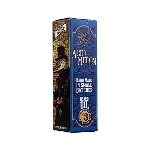 HEY JOE - Beard Oil Nº3 ACID MELON 30ml | Aceite para barba30ml con ARGÁN, JOJOBA y MACADAMIA. Aroma a MELÓN