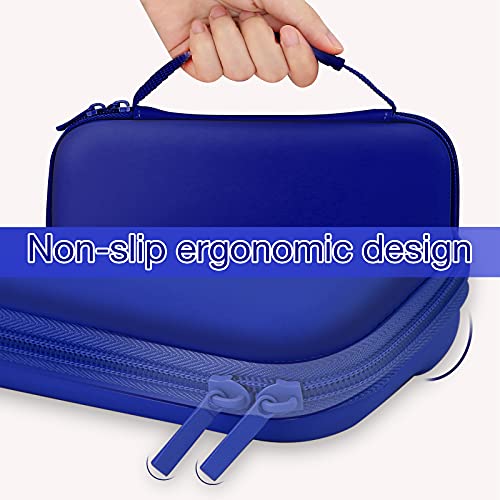 HEYSTOP Funda para Nintendo Switch Lite con Carcasa Switch Lite + Protector de Pantalla + Funda Tarjeta de Juegos + Tapas de Agarre para el Pulgar - Azul