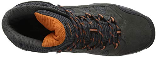 Hi-Tec Banderra II Wp zapatos de senderismo anchos de gran altura para hombre, gris (antracita grafito naranja quemado 51), 43 EU