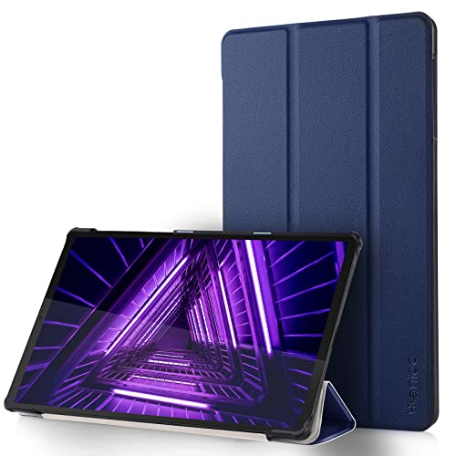 Hianjoo Funda Compatible con Lenovo Tab M10 FHD Plus Gen 2 10.3", Slim Smart Protectora Folio Tablet Cover de Cuero con Función de Soporte Carcasa para TB-X606 X606F, Azul