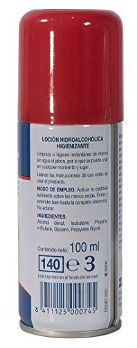 Higienizante manos locion spray 100ml