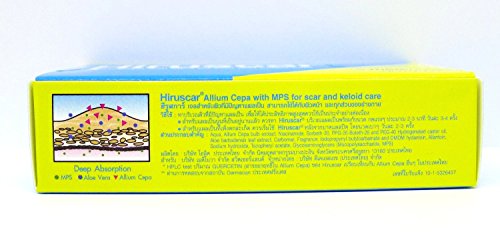 Hiruscar Gel Mucopolisacárido 100% hipoalergénico para suavizante de la piel, cicatriz de acné y cuidado queloide, gel para el cuidado de la piel, reduce la apariencia de cicatrices.