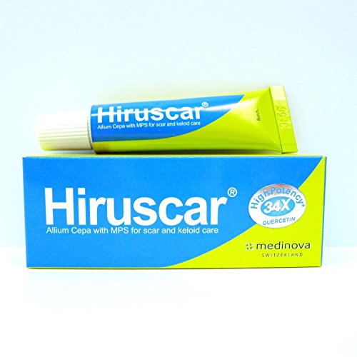 Hiruscar Gel Mucopolisacárido 100% hipoalergénico para suavizante de la piel, cicatriz de acné y cuidado queloide, gel para el cuidado de la piel, reduce la apariencia de cicatrices.