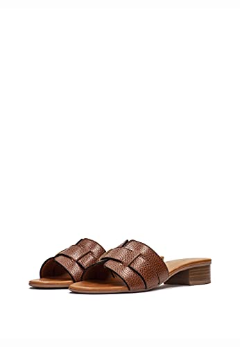 Hispanitas: Pala elaborada en Piel. Tacón bajo y diseño Minimalista. El básico Que llevarás a Todas Horas.