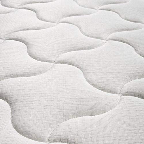 HOGAR24 ES Cama Completa - Colchón Viscoelástico Viscorelax + Somier Multiláminas + 5 Patas de 32cm + Almohada de Fibra, 105x200 cm