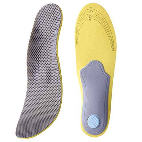 Holibanna Plantilla de Zapato Insertos Ortopédicos de Zapatos Plantillas de Fascitis Plantar Ayuda para Vestirse Cuttable para Hombres Mujeres Niños Ancianos Ancianos