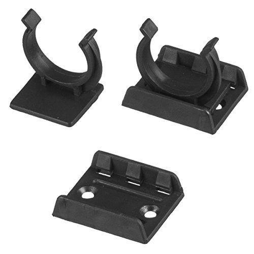 HOLZBRINK Clip de Montaje para Zócalo para Cocina de Módulos, Altura 100 mm negro - HBK10