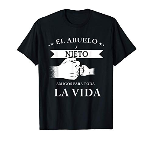Hombre ABUELO Y NIETOS AMIGOS PARA TODA LA VIDA CAMISETA DE MEJOR Camiseta