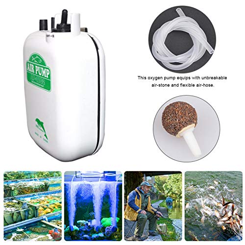 Hook.s Bomba de Aire del Acuario de Pesca Pesca de la Bomba de oxígeno Impermeable Batería portátil de Gran Potencia