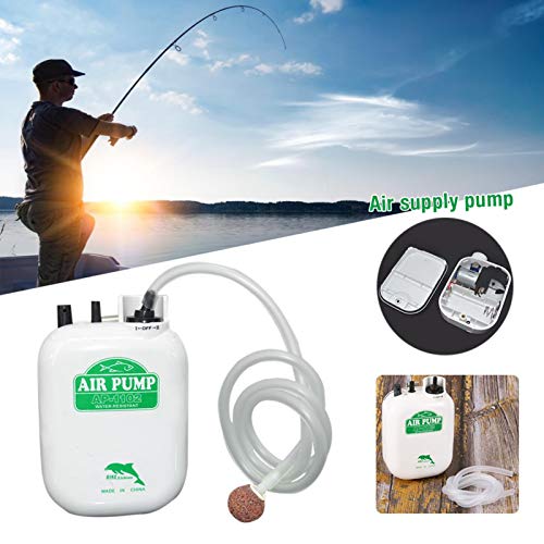 Hook.s Bomba de Aire del Acuario de Pesca Pesca de la Bomba de oxígeno Impermeable Batería portátil de Gran Potencia