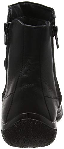 Hotter Whisper Botas Plisadas Mujer, Negro (Black 001), 38.5 EU