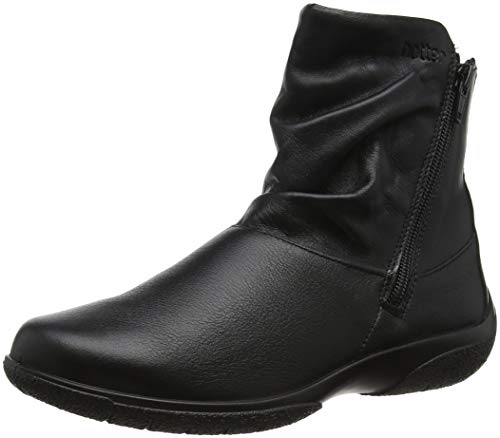 Hotter Whisper Botas Plisadas Mujer, Negro (Black 001), 38.5 EU