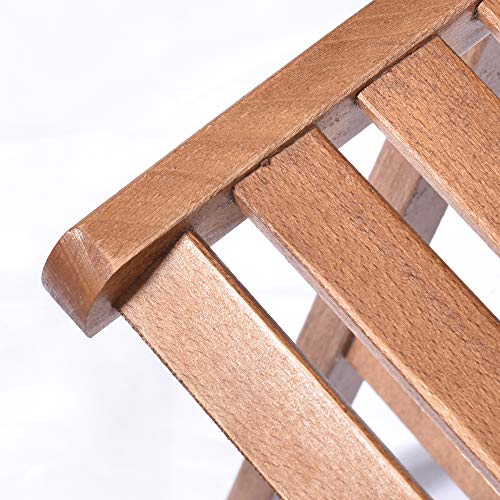 House Collection HSC1395 - Silla Plegable, Color Nogal Lacado