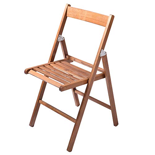 House Collection HSC1395 - Silla Plegable, Color Nogal Lacado